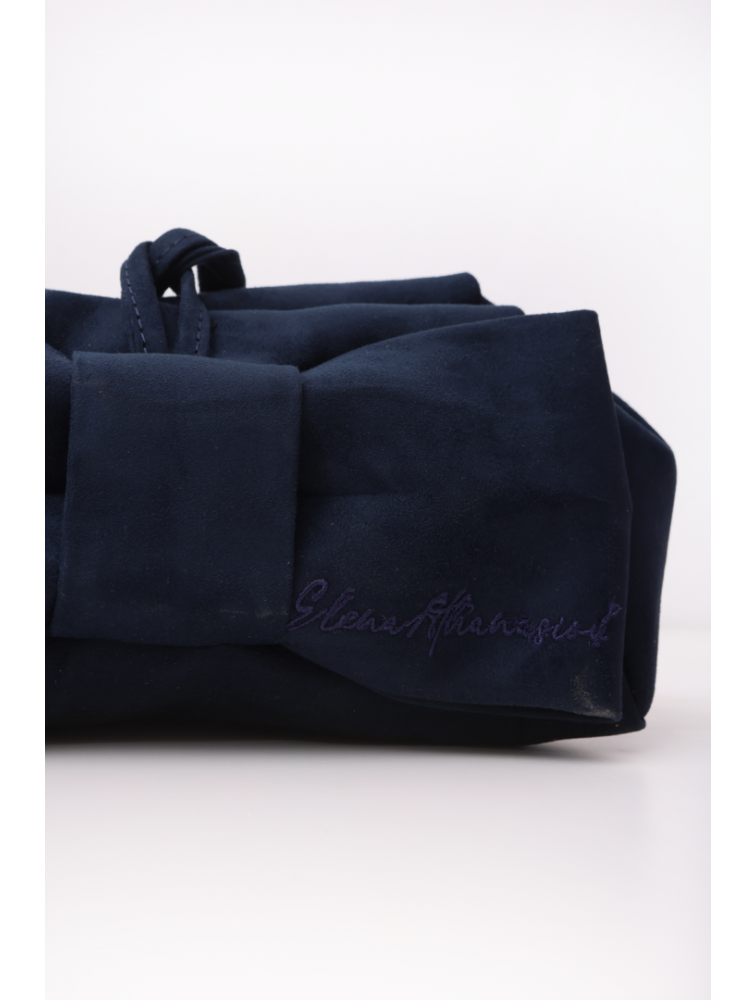 ELENA ATHANASIOU Bon Bon Lunchbag Navy Blue Ναυτικό Μπλε γυναικείο τσαντάκι χειρός