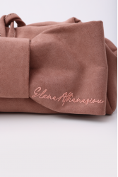 ELENA ATHANASIOU Bon Bon Lunchbag Nude Μπεζ γυναικείο τσαντάκι χειρός
