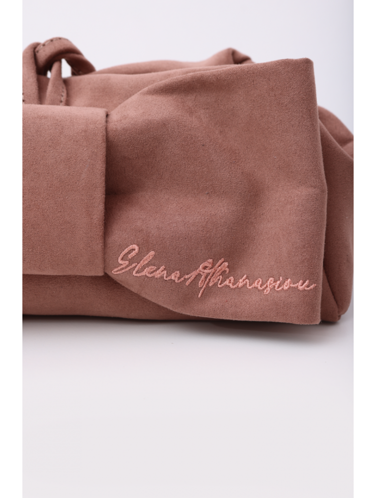 ELENA ATHANASIOU Bon Bon Lunchbag Nude Μπεζ γυναικείο τσαντάκι χειρός