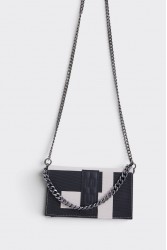 ELENA ATHANASIOU City Girl Clutch EA Logo Beige Μπεζ ΕΑ Λόγκο Τσαντάκι