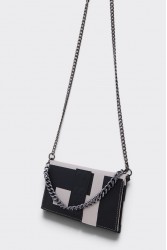ELENA ATHANASIOU City Girl Clutch EA Logo Beige Μπεζ ΕΑ Λόγκο Τσαντάκι