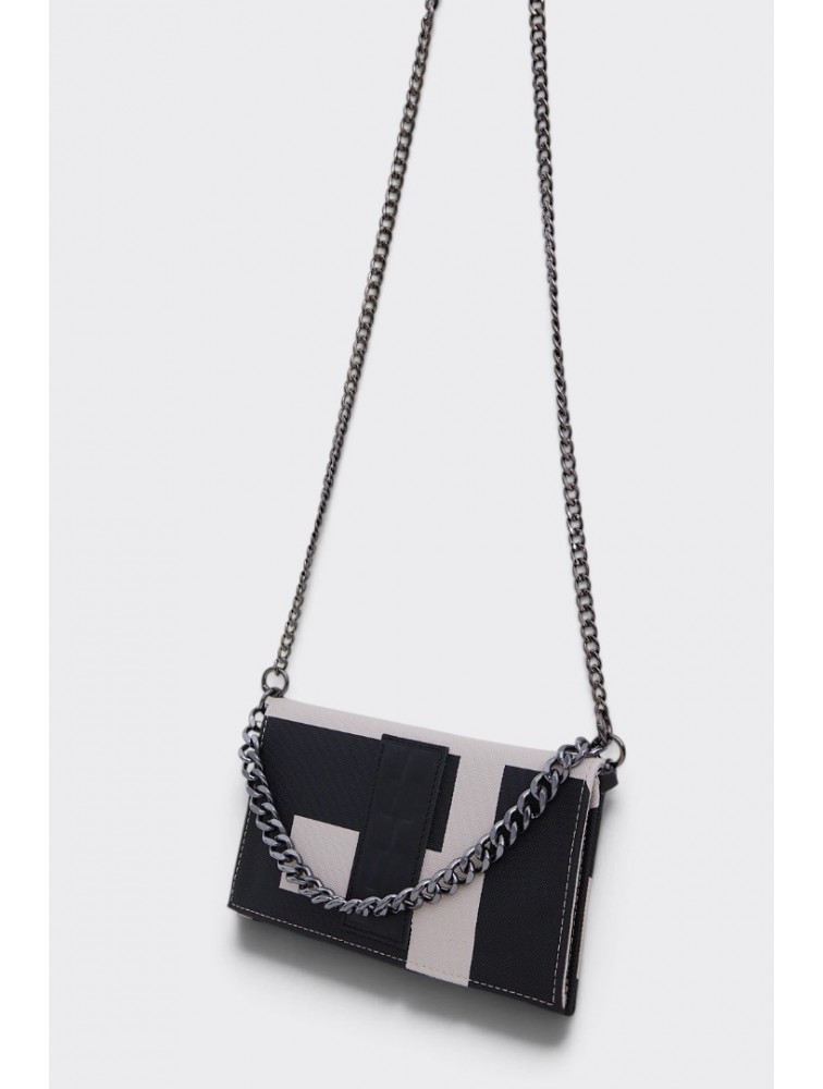 ELENA ATHANASIOU City Girl Clutch EA Logo Beige Μπεζ ΕΑ Λόγκο Τσαντάκι