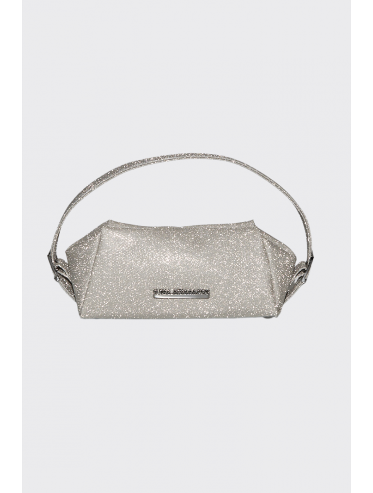 ELENA ATHANASIOU Disco 90’s Baguette Silver Ασημί Γυναικείο Τσαντάκι Χειρός