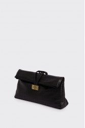 ELENA ATHANASIOU Downtown Lunchbag Croco Black