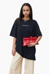 ELENA ATHANASIOU Downtown Lunchbag Croco Red