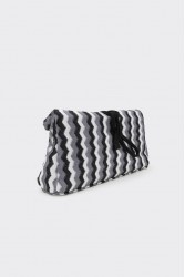 ELENA ATHANASIOU Downtown Lunchbag Υφαντό Γκρι Τσαντάκι