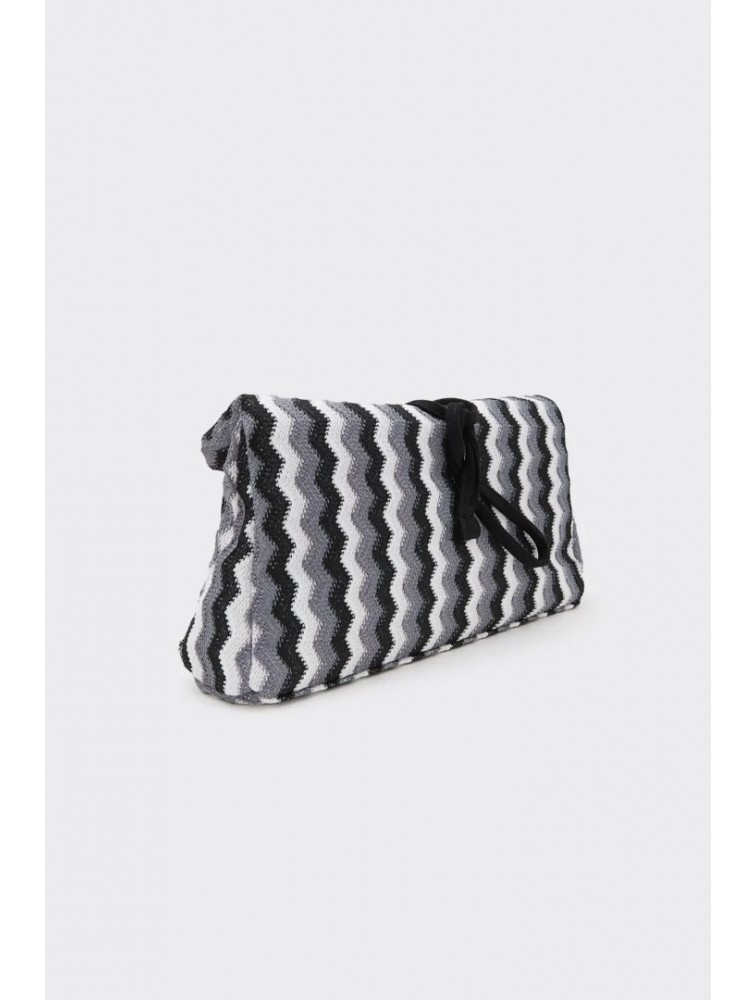 ELENA ATHANASIOU Downtown Lunchbag Υφαντό Γκρι Τσαντάκι