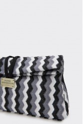ELENA ATHANASIOU Downtown Lunchbag Υφαντό Γκρι Τσαντάκι