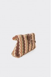 ELENA ATHANASIOU Downtown Lunchbag Υφαντό Καφέ Τσαντάκι