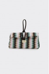 ELENA ATHANASIOU Downtown Lunchbag Υφαντό Πράσινο Τσαντάκι