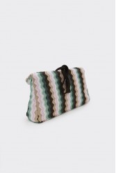 ELENA ATHANASIOU Downtown Lunchbag Υφαντό Πράσινο Τσαντάκι
