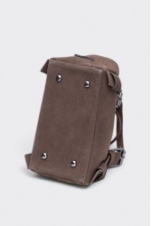 ELENA ATHANASIOU Hug Bag Suede Small Cacao Κακάο Σουέντ Τσάντα