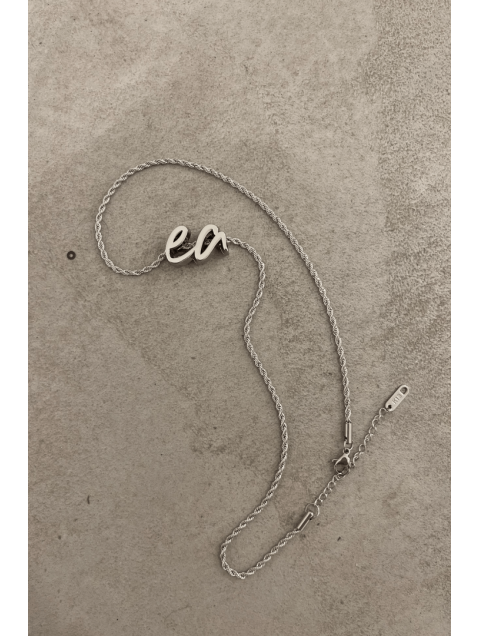 ELENA ATHANASIOU IT’S IN THE NAME Chain Necklace Nickel Ασημί Κολιέ από ανοξείδωτο ατσάλι ELENA ATHANASIOU IT’S IN THE NAME Chain Necklace Nickel Ασημί Κολιέ από ανοξείδωτο ατσάλι