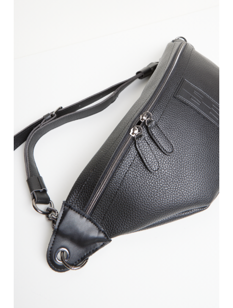 ELENA ATHANASIOU In The Name Body Bag Black Μαύρη τσάντα σώματος 