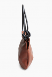 ELENA ATHANASIOU In The Name Shoulderbag Small Brown Καφέ τσάντα ώμου