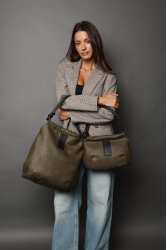 ELENA ATHANASIOU In The Name Shoulderbag Small Khaki Χακί τσάντα ώμου