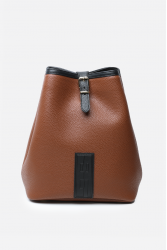 ELENA ATHANASIOU In the name pouch bag Tabac Ταμπά Τσάντα Πλάτης
