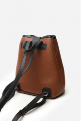 ELENA ATHANASIOU In the name pouch bag Tabac Ταμπά Τσάντα Πλάτης