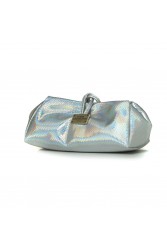 ELENA ATHANASIOU Large Glitter Silver Ασημί Γυναικείο Τσαντάκι Χειρός