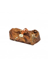 ELENA ATHANASIOU Large Sequin Bronze Μπρονζέ Γυναικείο Τσαντάκι Χειρός
