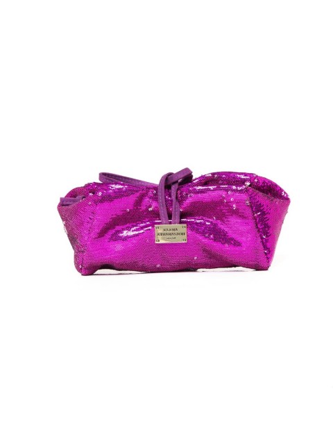 ELENA ATHANASIOU Large Sequin Fuchsia