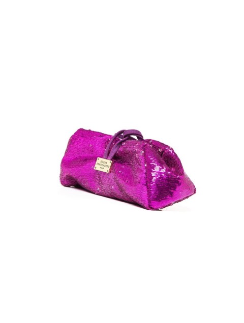 ELENA ATHANASIOU Large Sequin Fuchsia