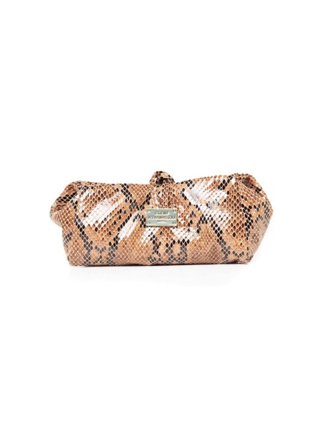 ELENA ATHANASIOU Large Snake Pattern Havana 