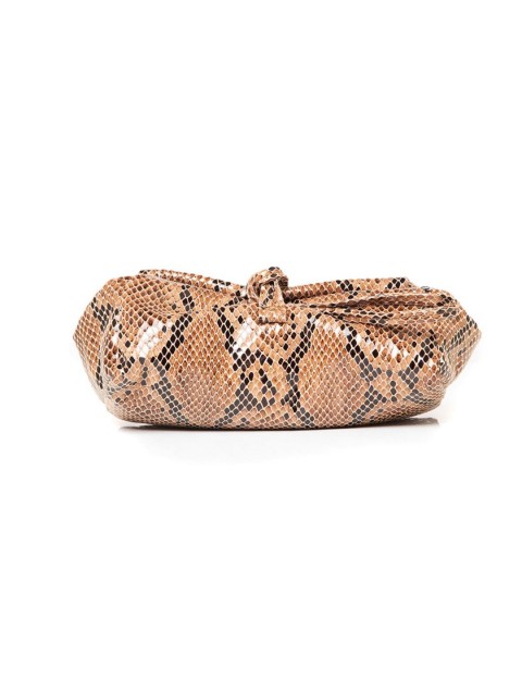 ELENA ATHANASIOU Large Snake Pattern Havana 