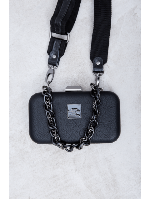 ELENA ATHANASIOU Retro Chain Box Μαύρο ELENA ATHANASIOU Retro Chain Box Μαύρο