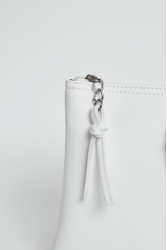 ELENA ATHANASIOU In The Island Clutch Bag White Λευκό τσαντάκι