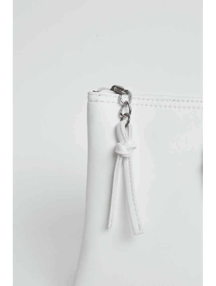 ELENA ATHANASIOU In The Island Clutch Bag White Λευκό τσαντάκι