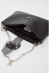 ELENA ATHANASIOU In The Island Clutch Bag Black