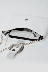 ELENA ATHANASIOU In The Island Clutch Bag White Λευκό τσαντάκι