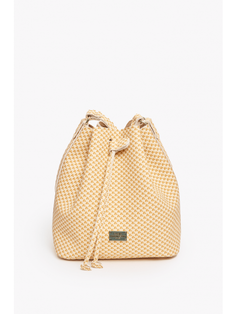 ELENA ATHANASIOU Cube Pouch Bag Yellow Κίτρινη τσάντα ώμου ELENA ATHANASIOU Cube Pouch Bag Yellow Κίτρινη τσάντα ώμου