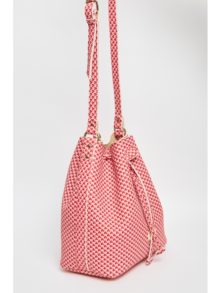 ELENA ATHANASIOU Cube Pouch Bag Pink Ροζ τσάντα ώμου