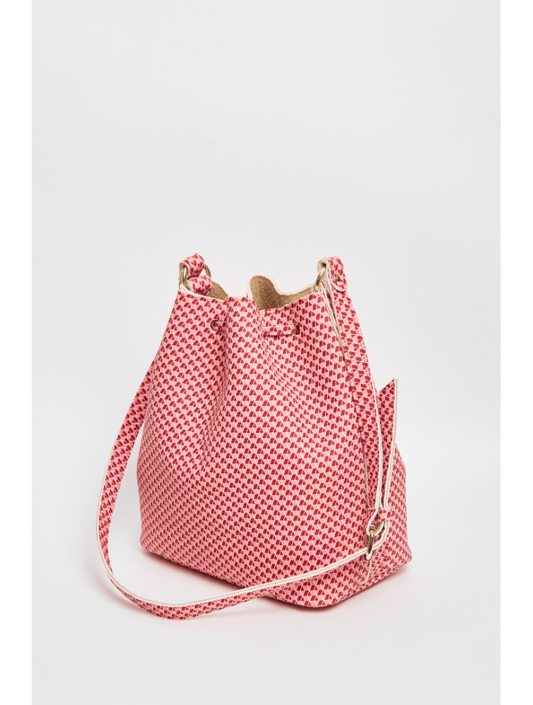 ELENA ATHANASIOU Cube Pouch Bag Pink Ροζ τσάντα ώμου