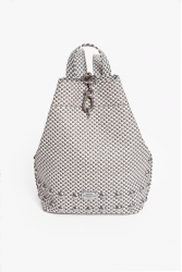 ELENA ATHANASIOU Cube Black N’ Metal Black Μαύρο backpack