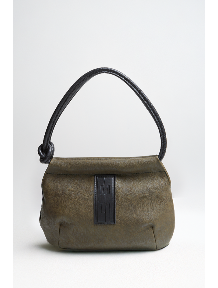 ELENA ATHANASIOU In The Name Shoulderbag Small Khaki Χακί τσάντα ώμου