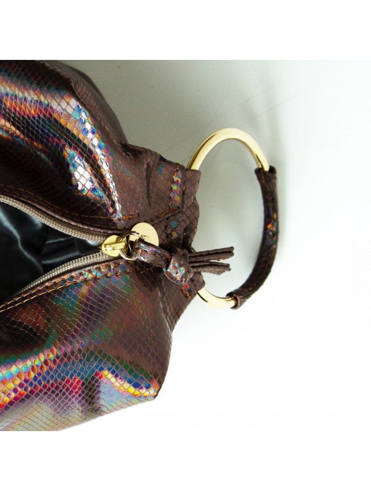 ELENA ATHANASIOU Bracelet Glitter Purple Μωβ Γυναικείο Τσαντάκι Χειρός