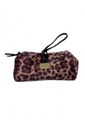 ELENA ATHANASIOU Lunchbag Animal Print Purple Μωβ Λεοπάρ γυναικείο τσαντάκι χειρός