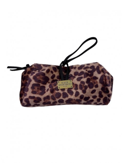 ELENA ATHANASIOU Lunchbag Animal Print Purple 