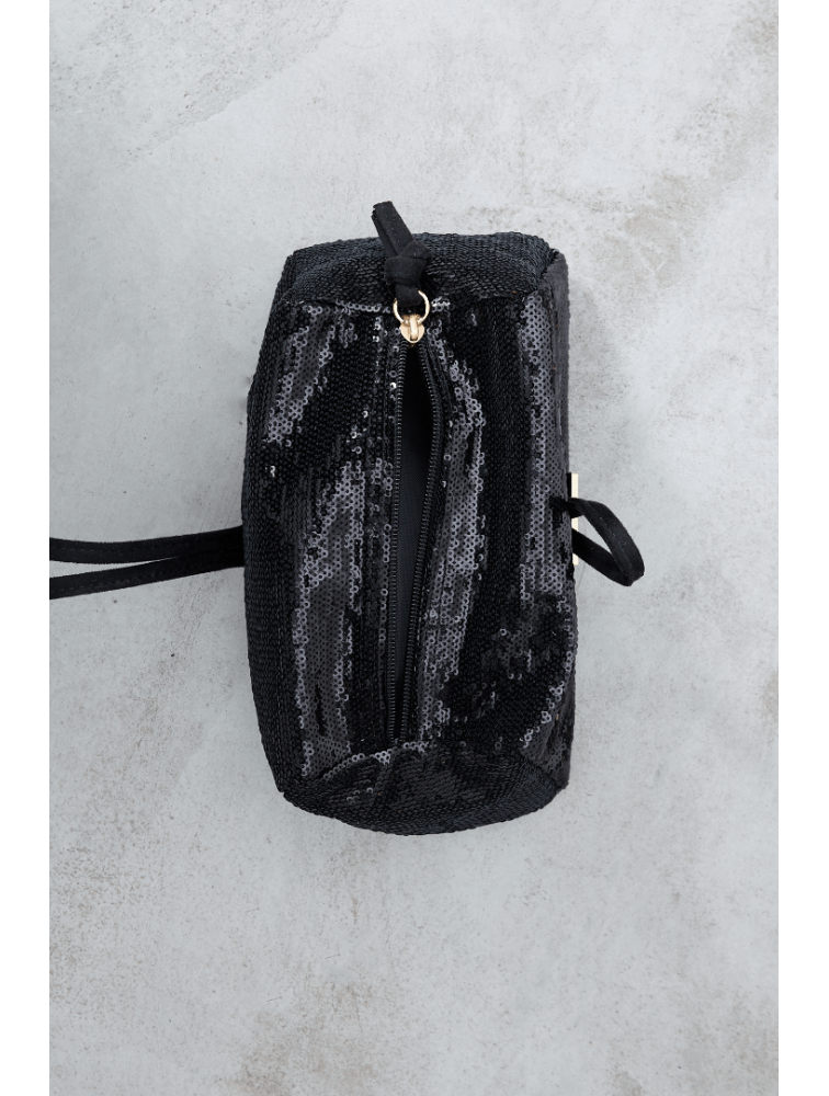 ELENA ATHANASIOU Rock Glam Lunchbag Black Μαύρο τσαντάκι
