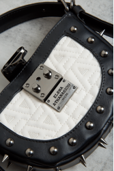 ELENA ATHANASIOU Rebel Moon Mini Bag EA White Λευκή γυναικεία τσάντα χειρός