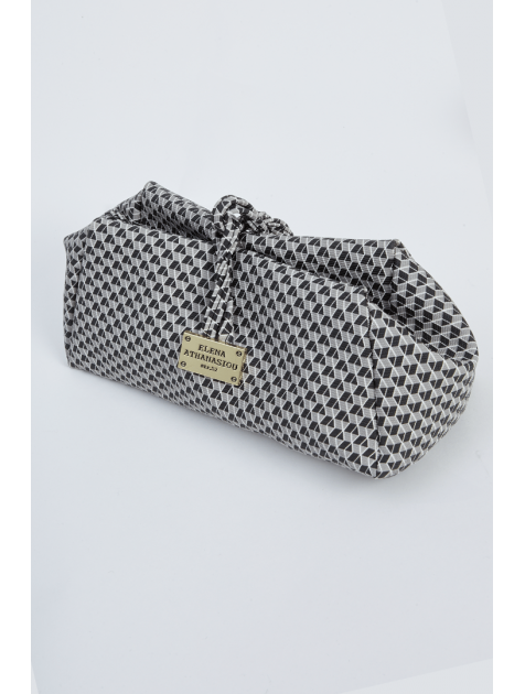 ELENA ATHANASIOU Cube Lunchbag Black Μαύρη τσάντα χειρός