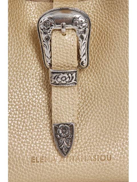 ELENA ATHANASIOU Belt Up Tiny Bag Gold ELENA ATHANASIOU Belt Up Tiny Bag Gold