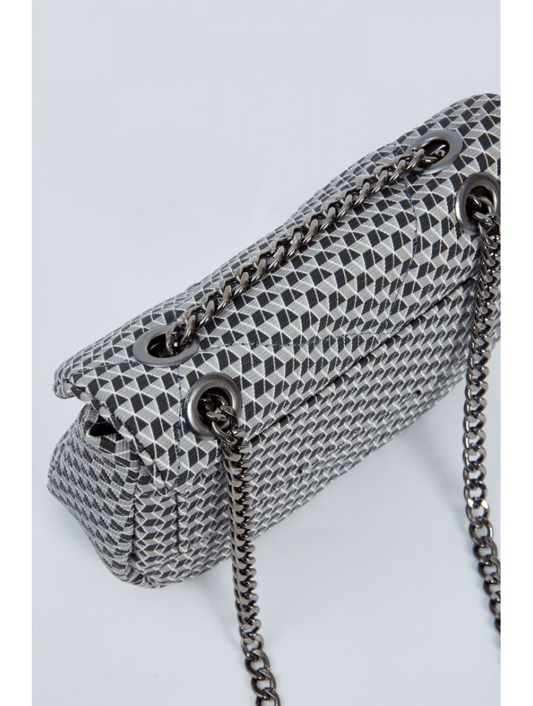ELENA ATHANASIOU Cube Mini Bag Black Μαύρο τσαντάκι ώμου