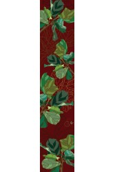 EMMANUELLE SILK Ficus Lyrata Scrunchy