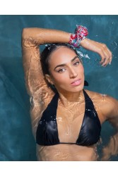 EMMANUELLE SILK Fish Scrunchy