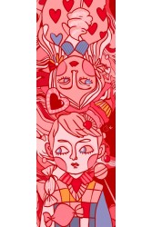 EMMANUELLE SILK Hansel & Gretel Κόκκινη Μαντήλα