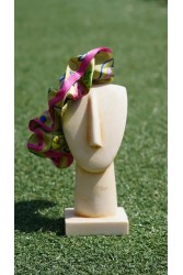 EMMANUELLE SILK Lime Strawberry Tart scrunchy